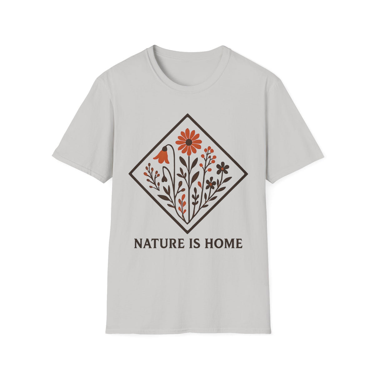 "Nature Is Home" Floral T-Shirt