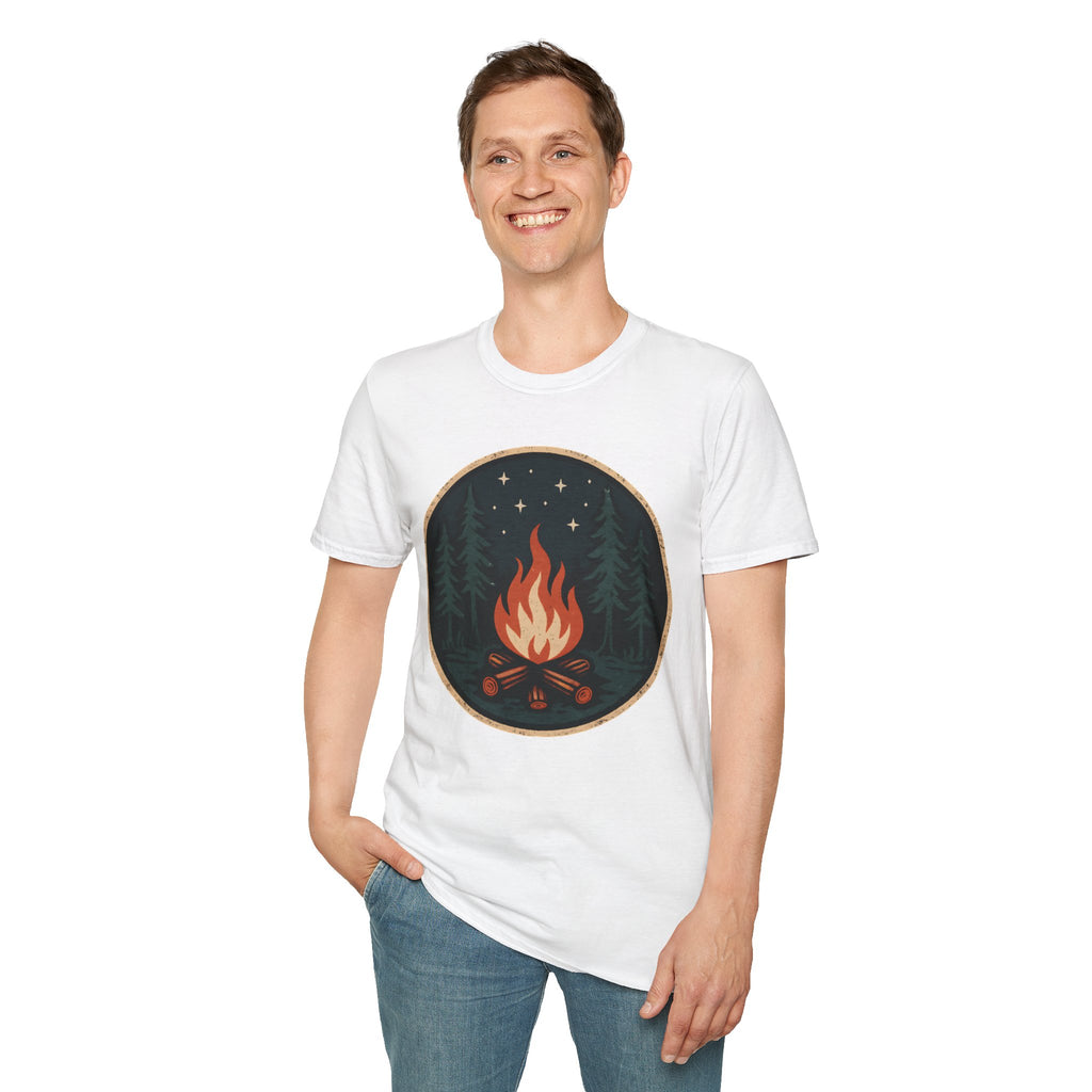 Forest Campfire at Night T-Shirt