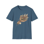 Floral Bouquet Graphic T-Shirt — Rustic Wildflower Bouquet Tee