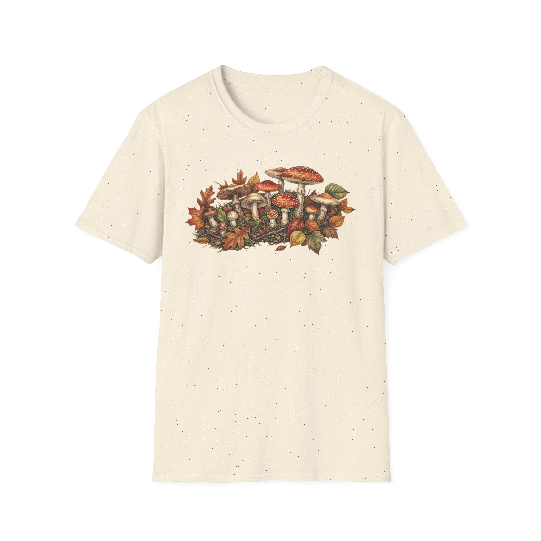 Mushroom & Autumn Leaves T-Shirt