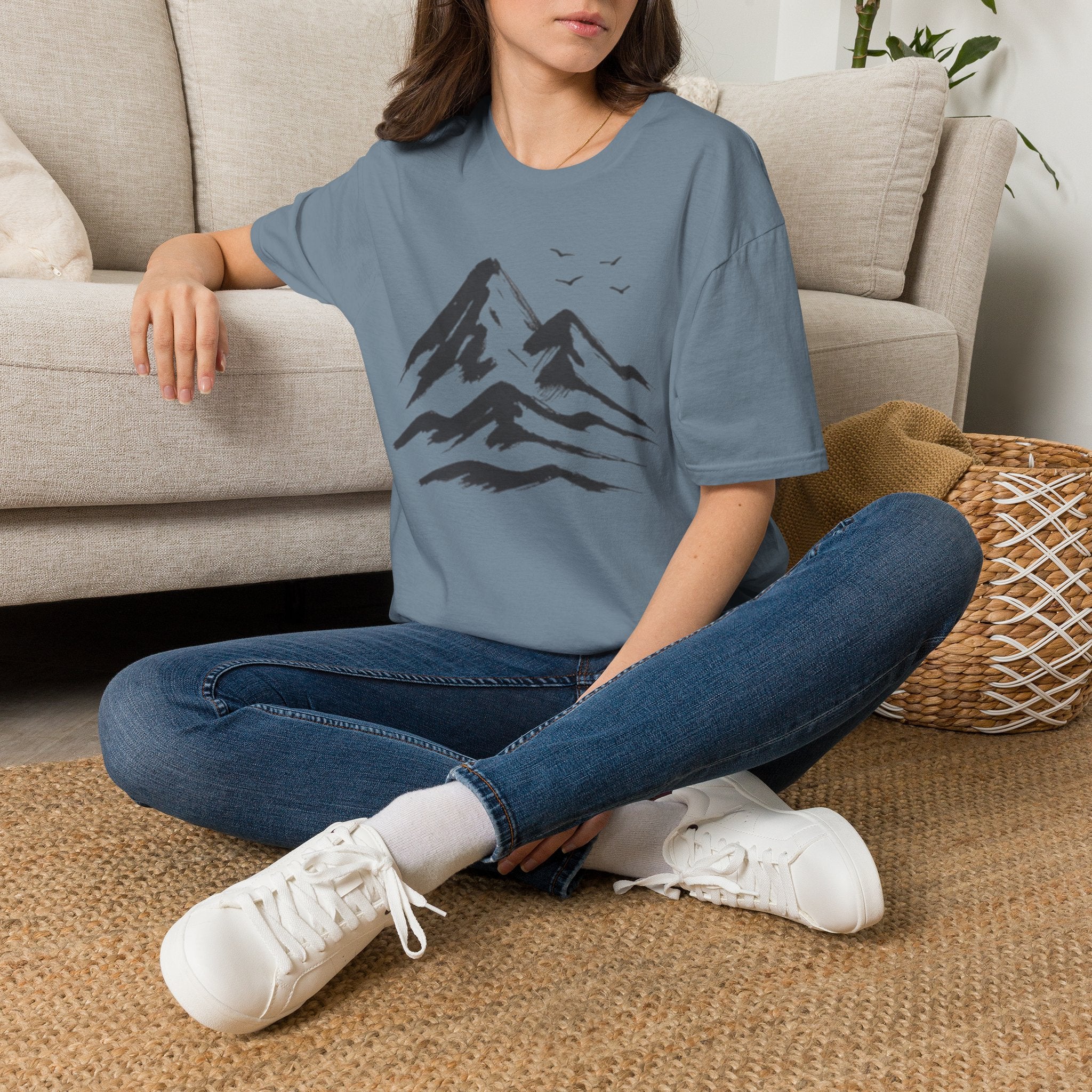 Mountains and Birds T-Shirt