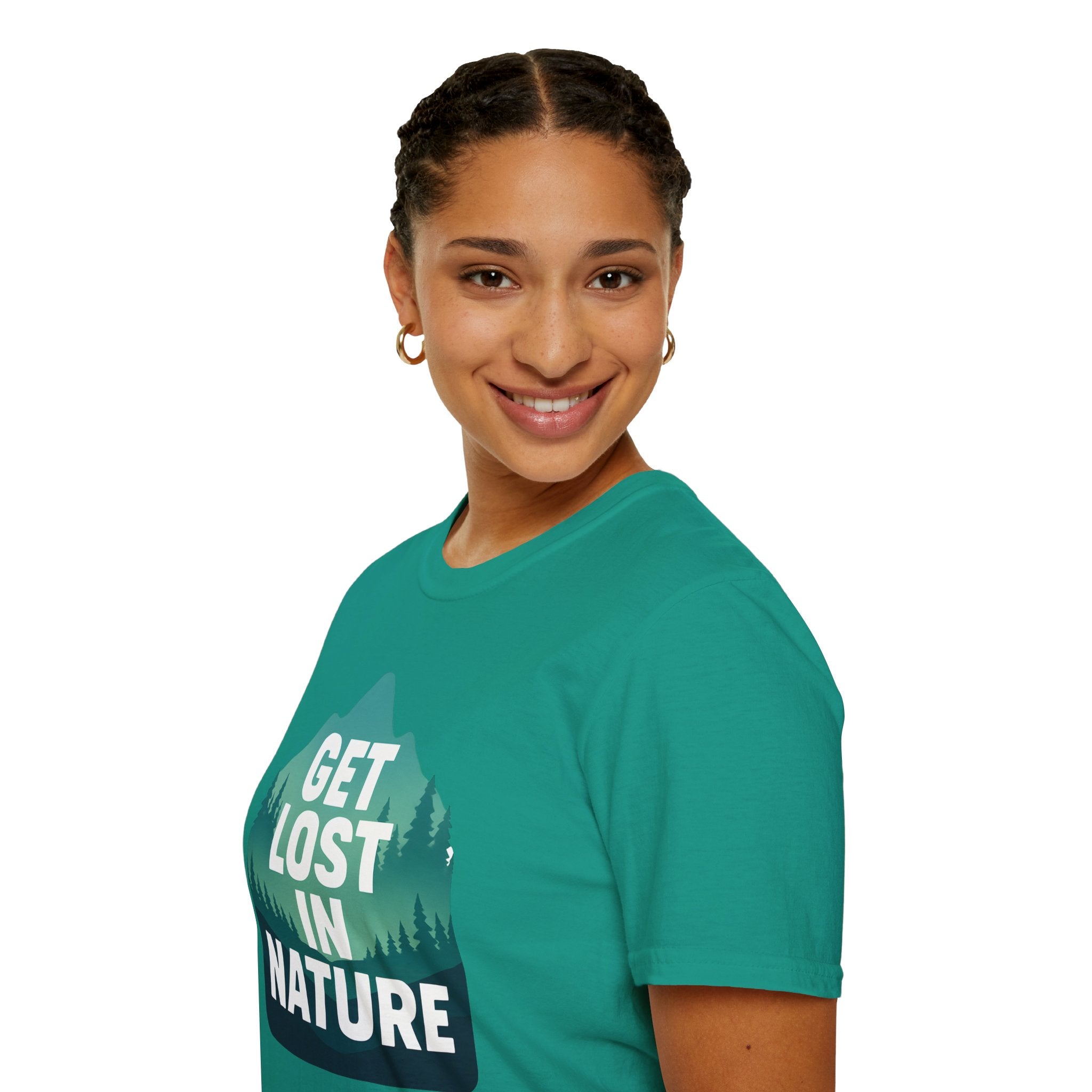 "Get Lost in Nature" Pine Trees T-Shirt