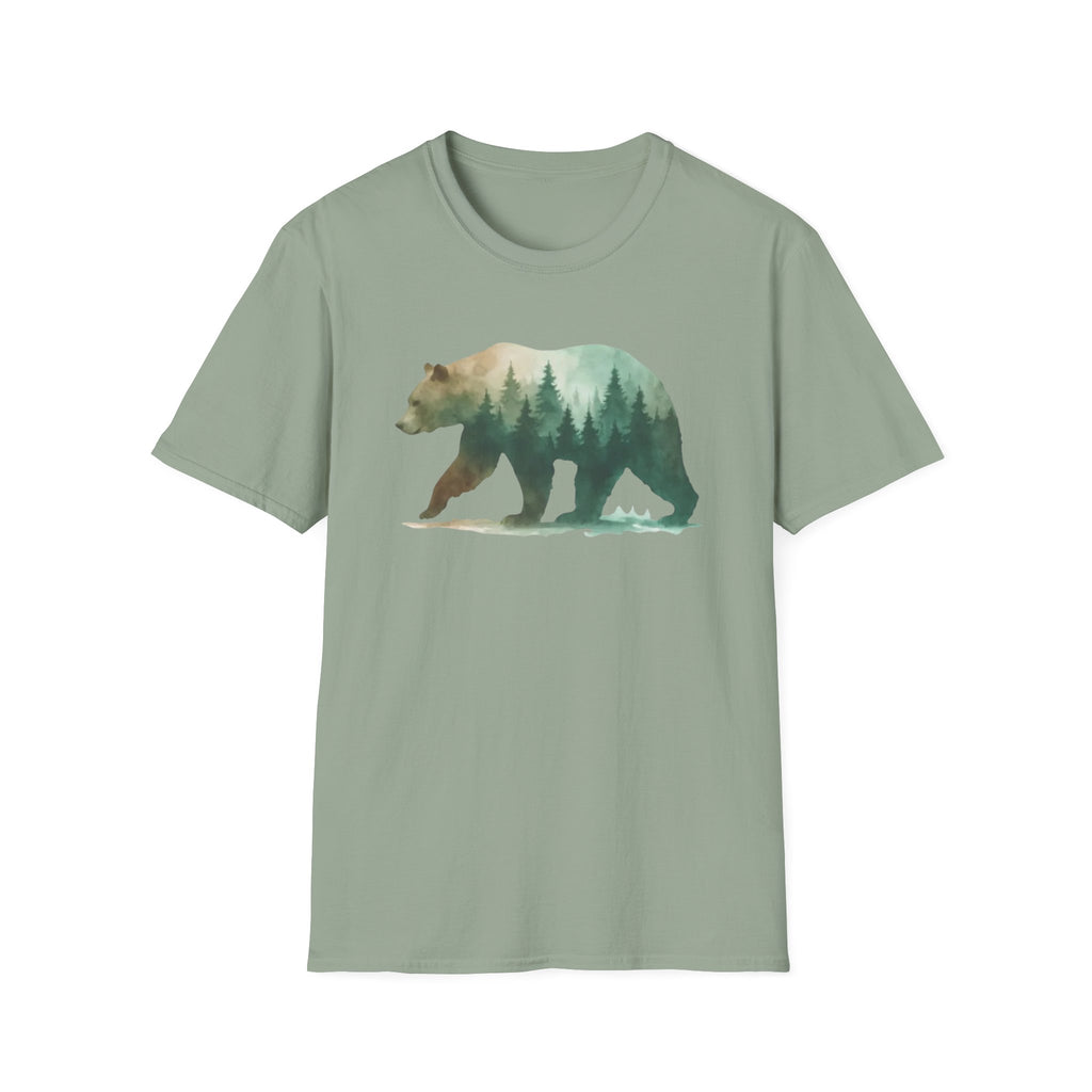 Forest Bear Silhouette T-Shirt