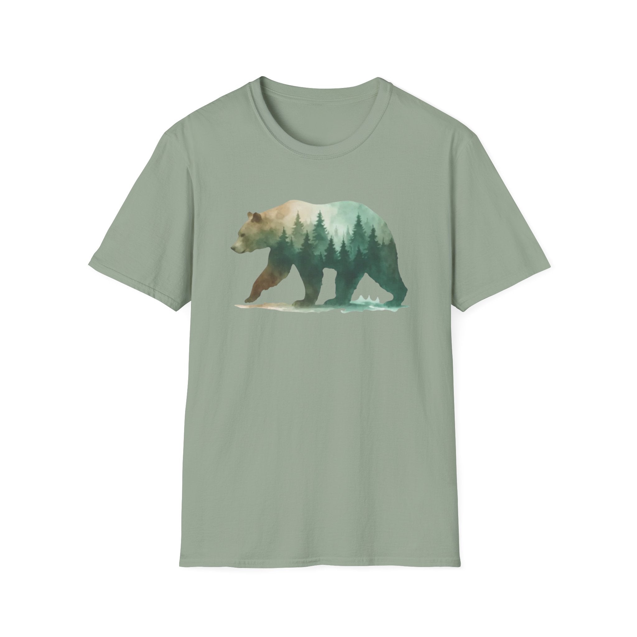 Forest Bear Silhouette T-Shirt