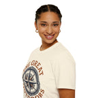 "The Great Outdoors" Compass Graphic Tee Shirt