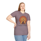 Happy Camper Retro Sunset Camping T-Shirt