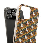 Eco-Friendly Phone Case — Vintage Camper Pattern Biodegradable iPhone Cover