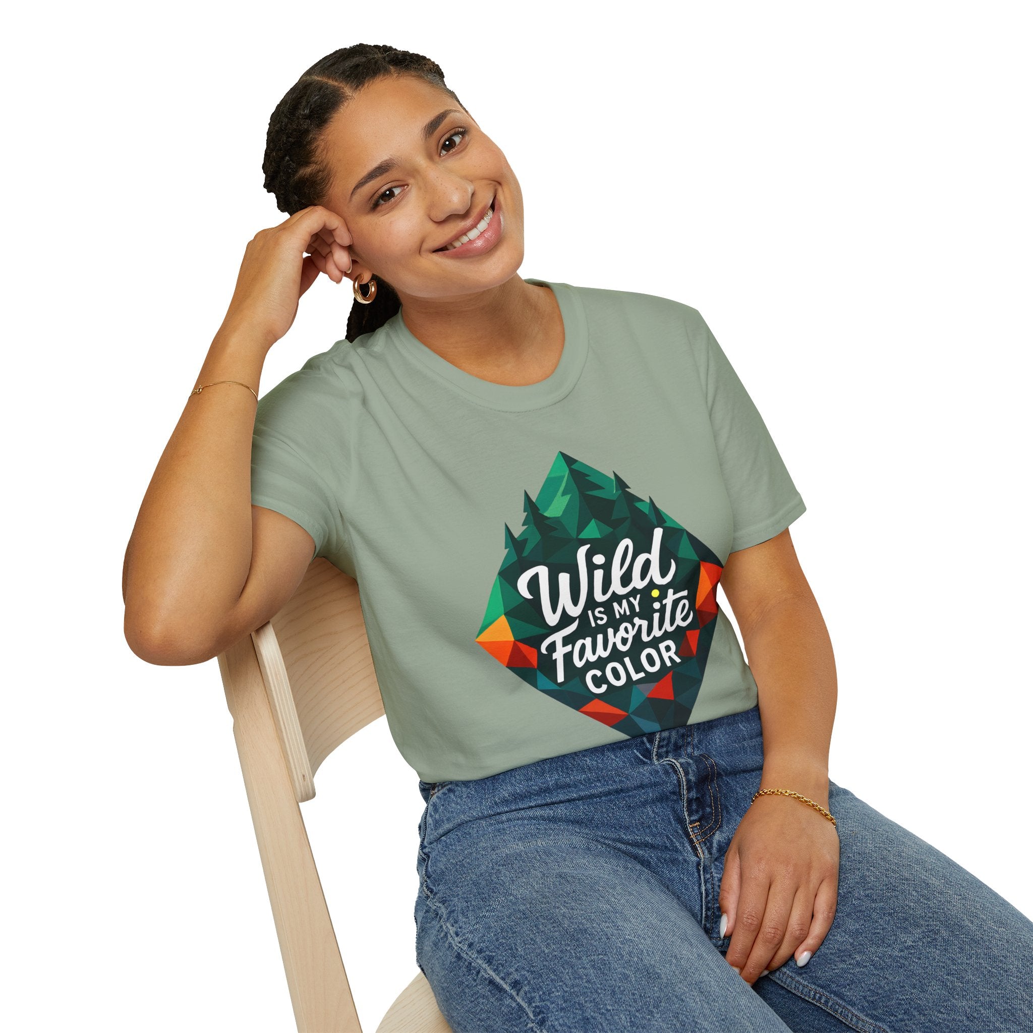 Wild Is My Favorite Color Diamond T-Shirt — Pines & Geometric Logo