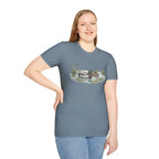 Duck Pair T-Shirt — Watercolor Mallard Ducks on Pond Nature Tee