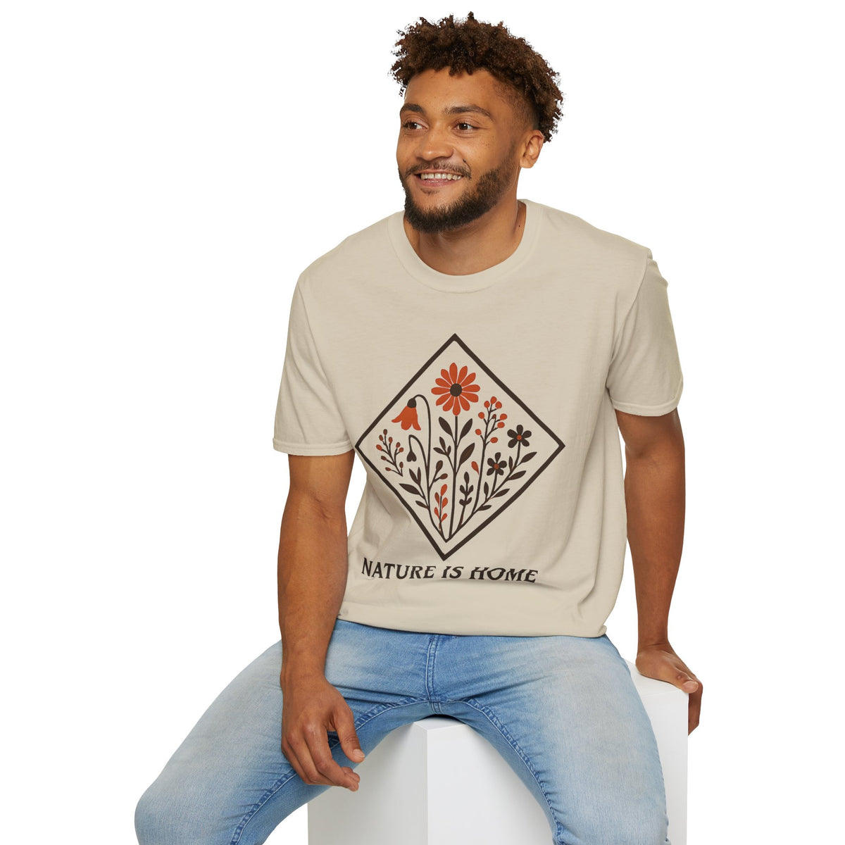 "Nature Is Home" Floral T-Shirt