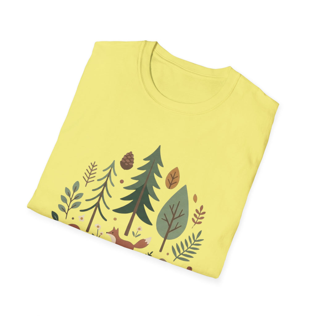 Woodland Fox T-Shirt — Nature Forest Camping Graphic Tee