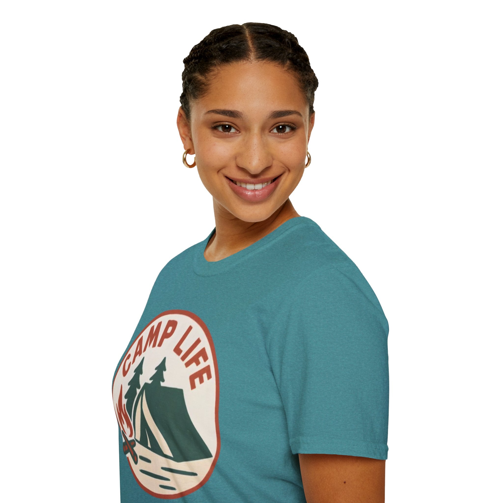Camp Life T-Shirt — Tent & Campfire Outdoor Tee