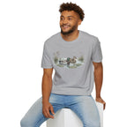 Duck Pair T-Shirt — Watercolor Mallard Ducks on Pond Nature Tee