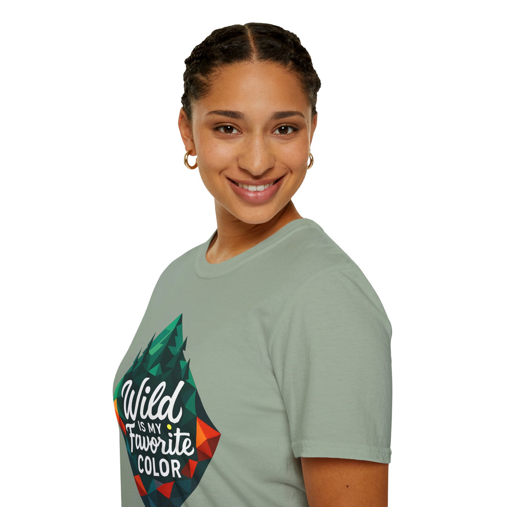 Wild Is My Favorite Color Diamond T-Shirt — Pines & Geometric Logo