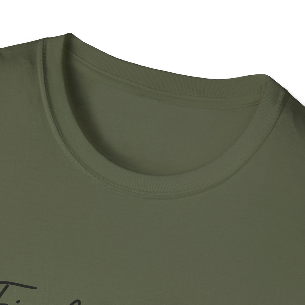 Cursive Chalkboard Writing T-Shirt