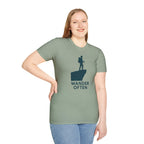 "Wander Often" Hiker on Cliff T-Shirt