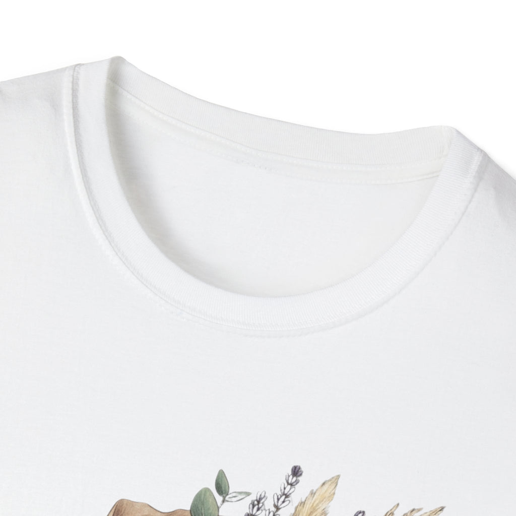 Floral Bouquet Graphic T-Shirt — Rustic Wildflower Bouquet Tee