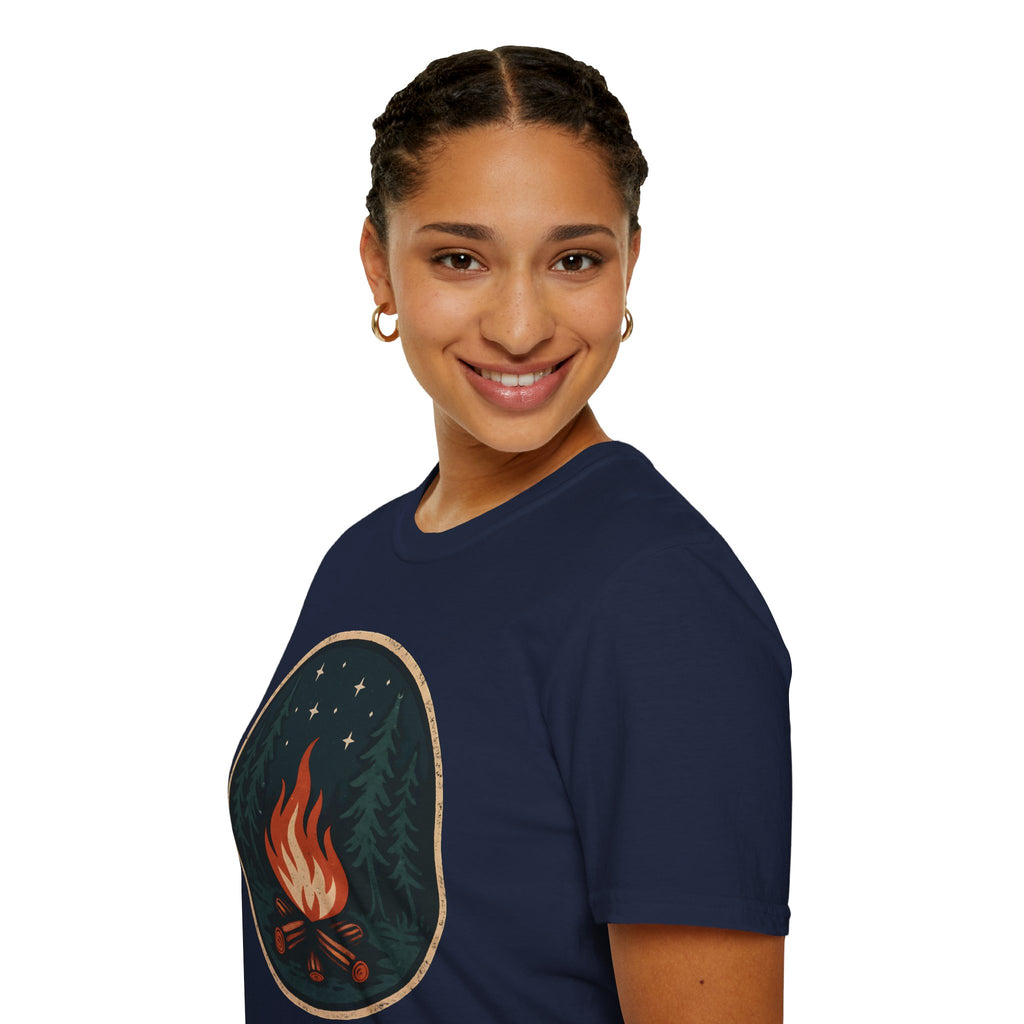 Forest Campfire at Night T-Shirt
