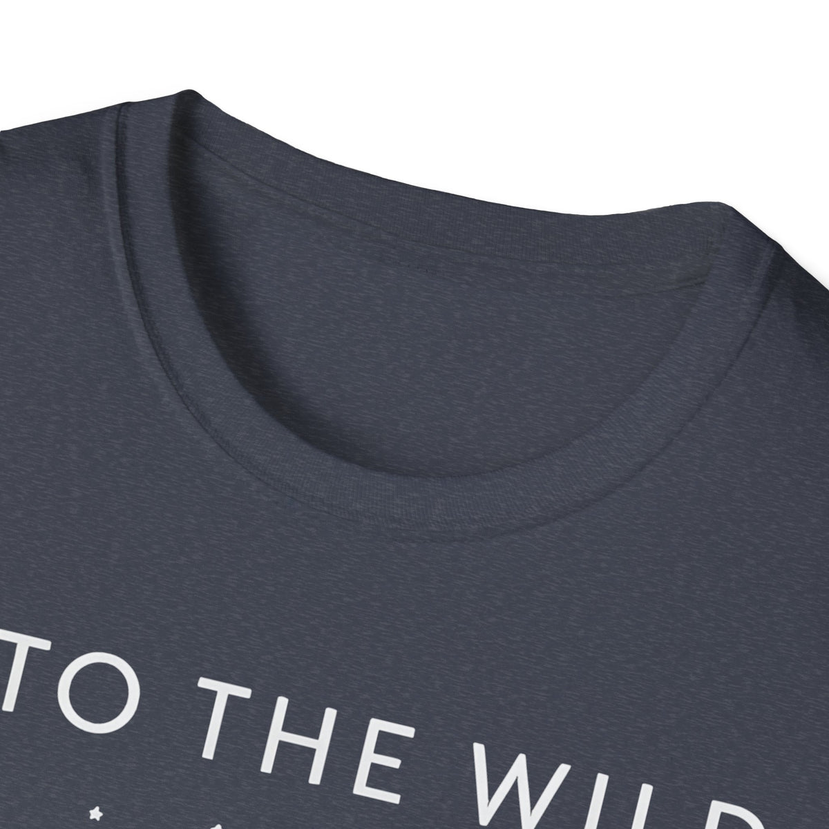 Into The Wild Canoe T-Shirt - Minimal Night Sky Lake Camping Tee