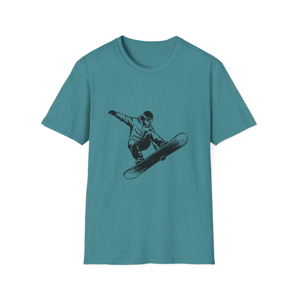 Snowboarder Graphic Tee — Snowboarding Action Shirt
