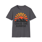 Chase The Sunrise Mountain T-Shirt — Sunrise & Peaks Graphic Tee