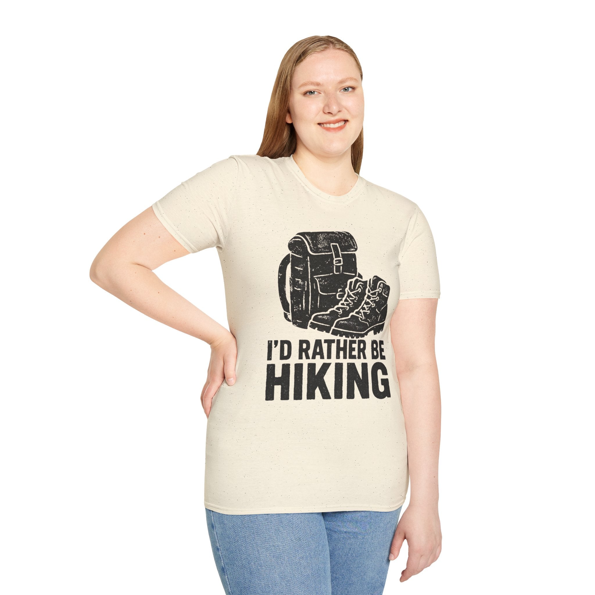 Boots & Backpack "I'd Rather Be Hiking" T-Shirt