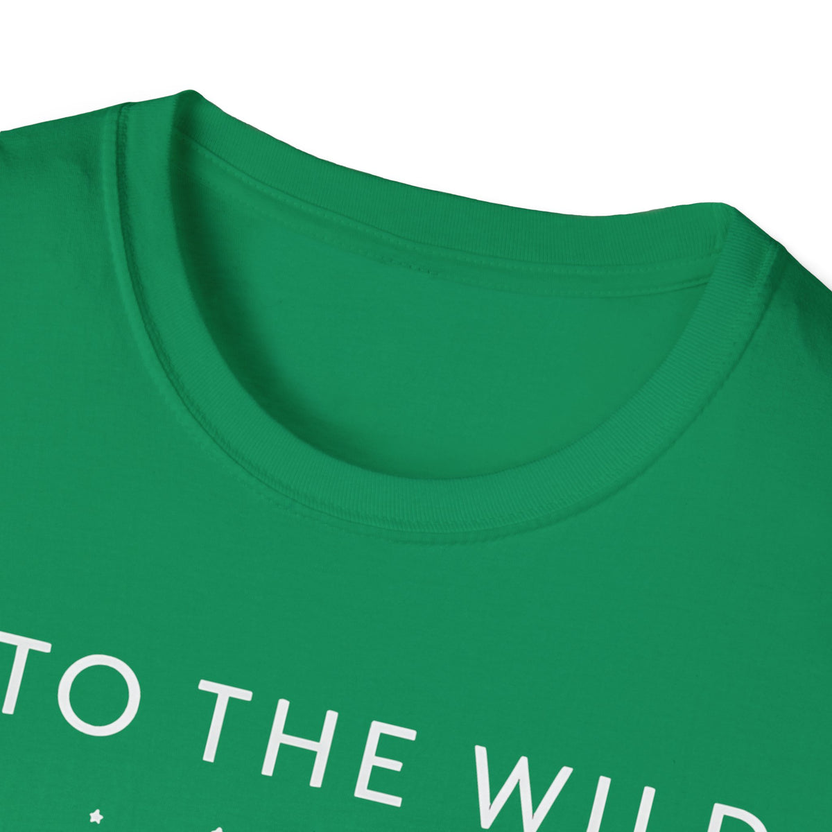 Into The Wild Canoe T-Shirt - Minimal Night Sky Lake Camping Tee