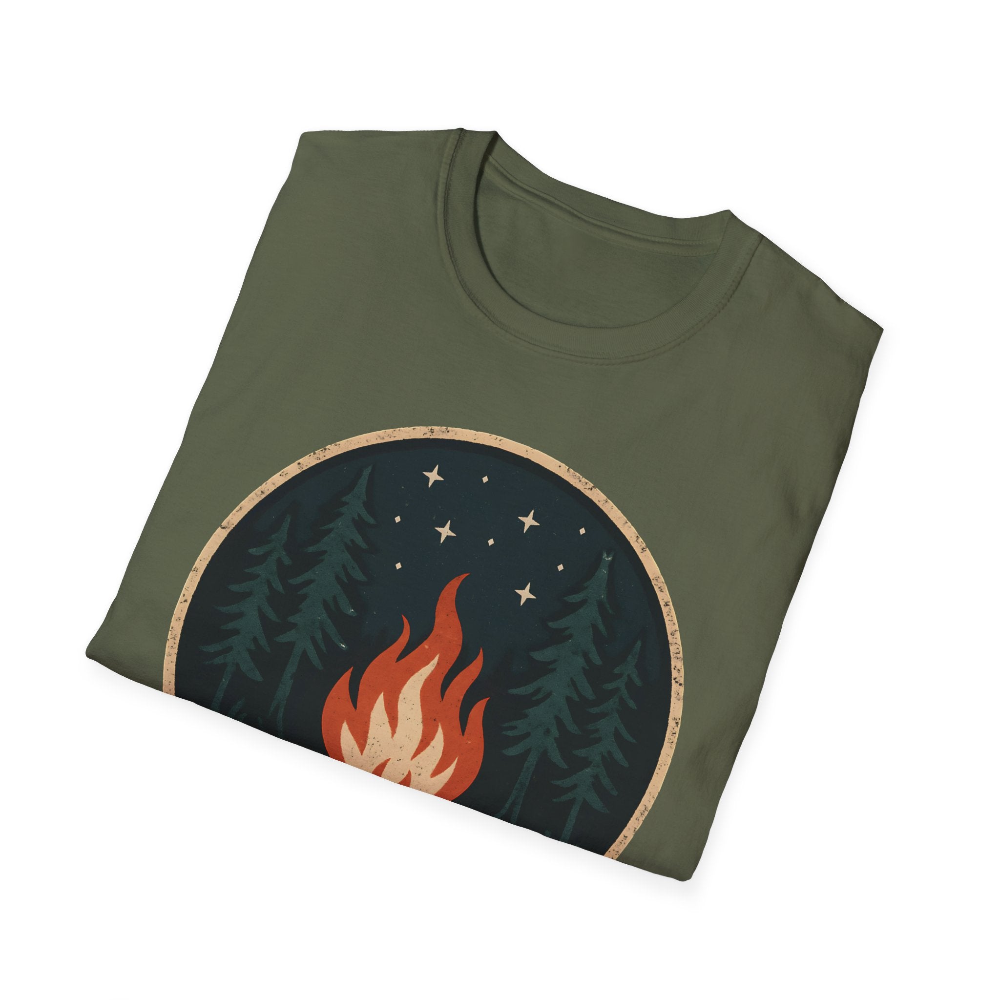 Forest Campfire at Night T-Shirt