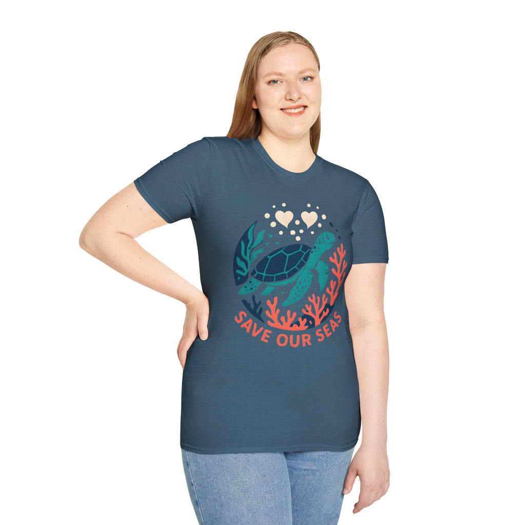 Save Our Seas Sea Turtle T-Shirt — Ocean Conservation Tee