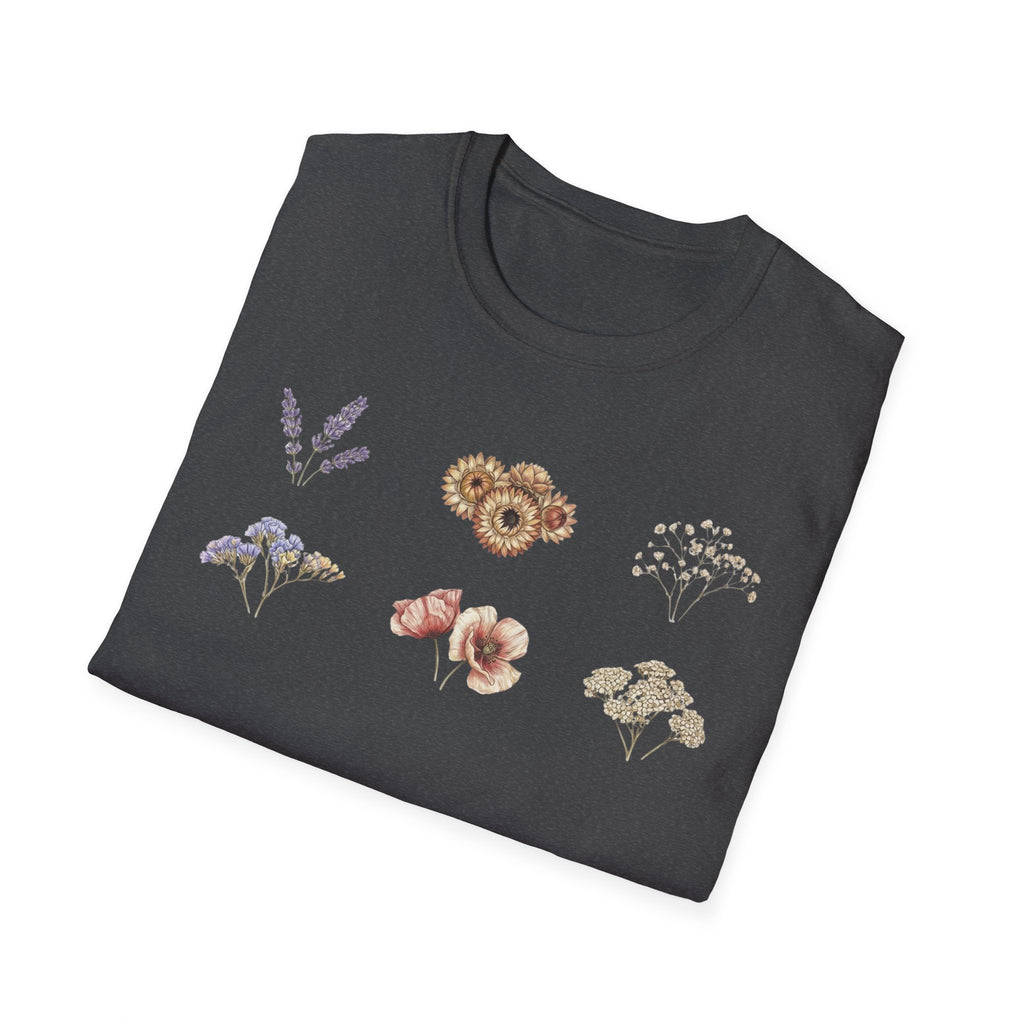 Floral Mini Bouquet T-Shirt — Vintage Botanical Graphic Tee