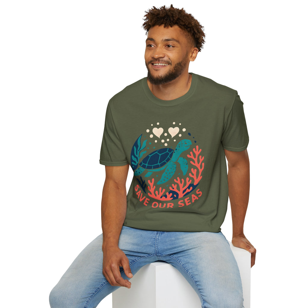Save Our Seas Sea Turtle T-Shirt — Ocean Conservation Tee