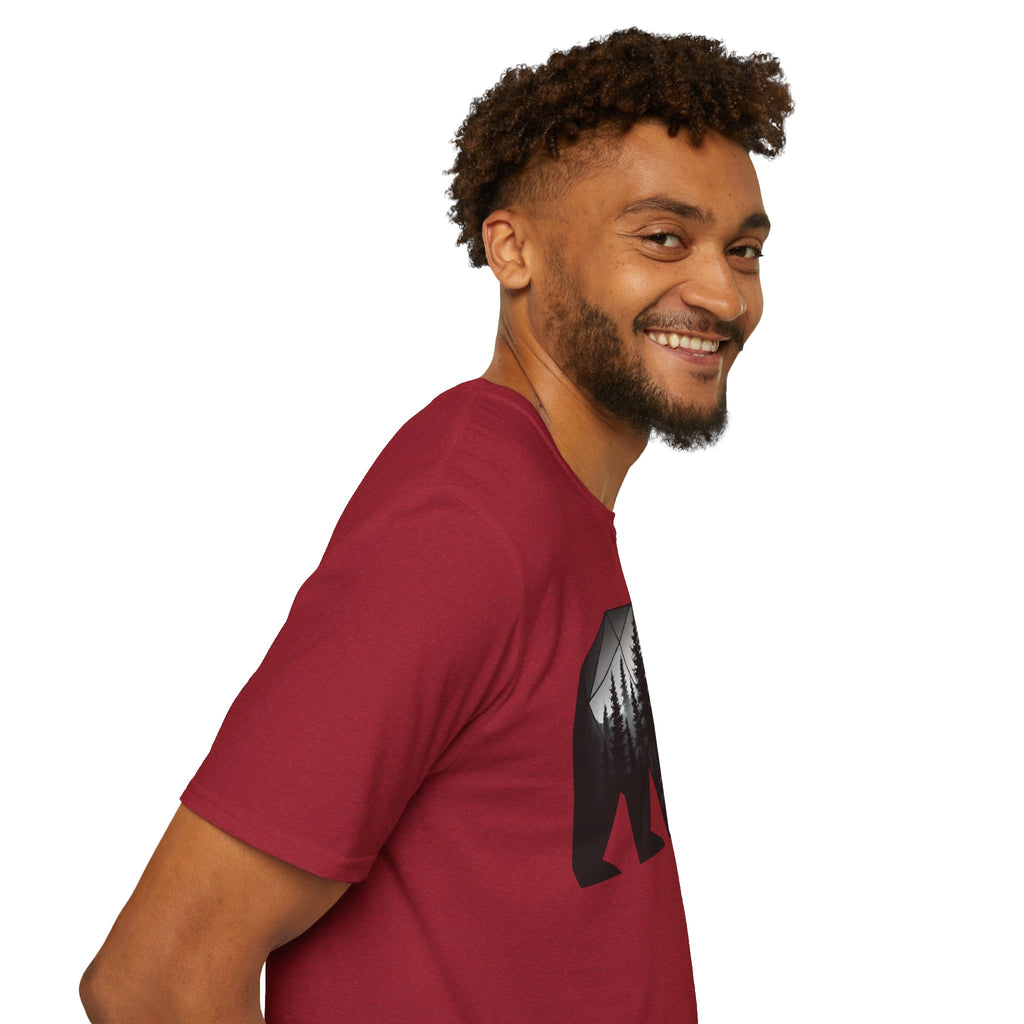 Geometric Forest Bear T-Shirt