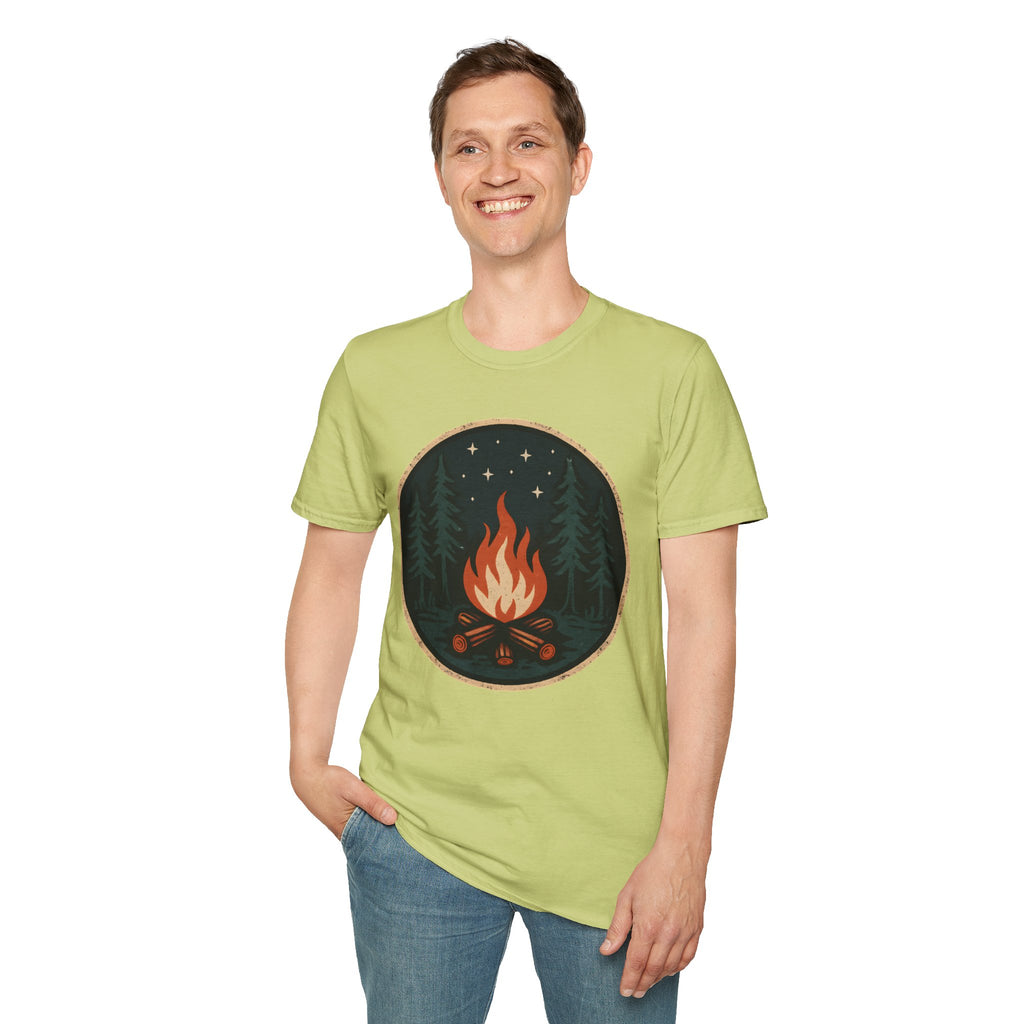Forest Campfire at Night T-Shirt