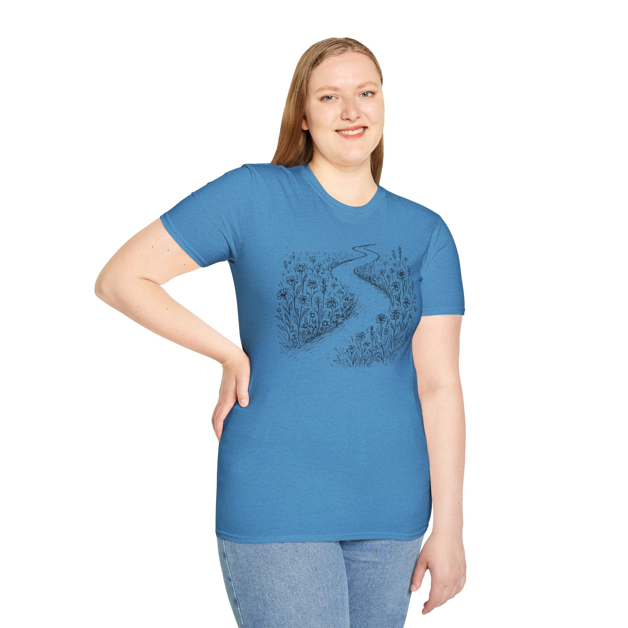 Winding Path Through The Meadow T-Shirt