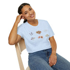 Floral Dried Mini Bouquets T-Shirt — Vintage Botanical Graphic Tee