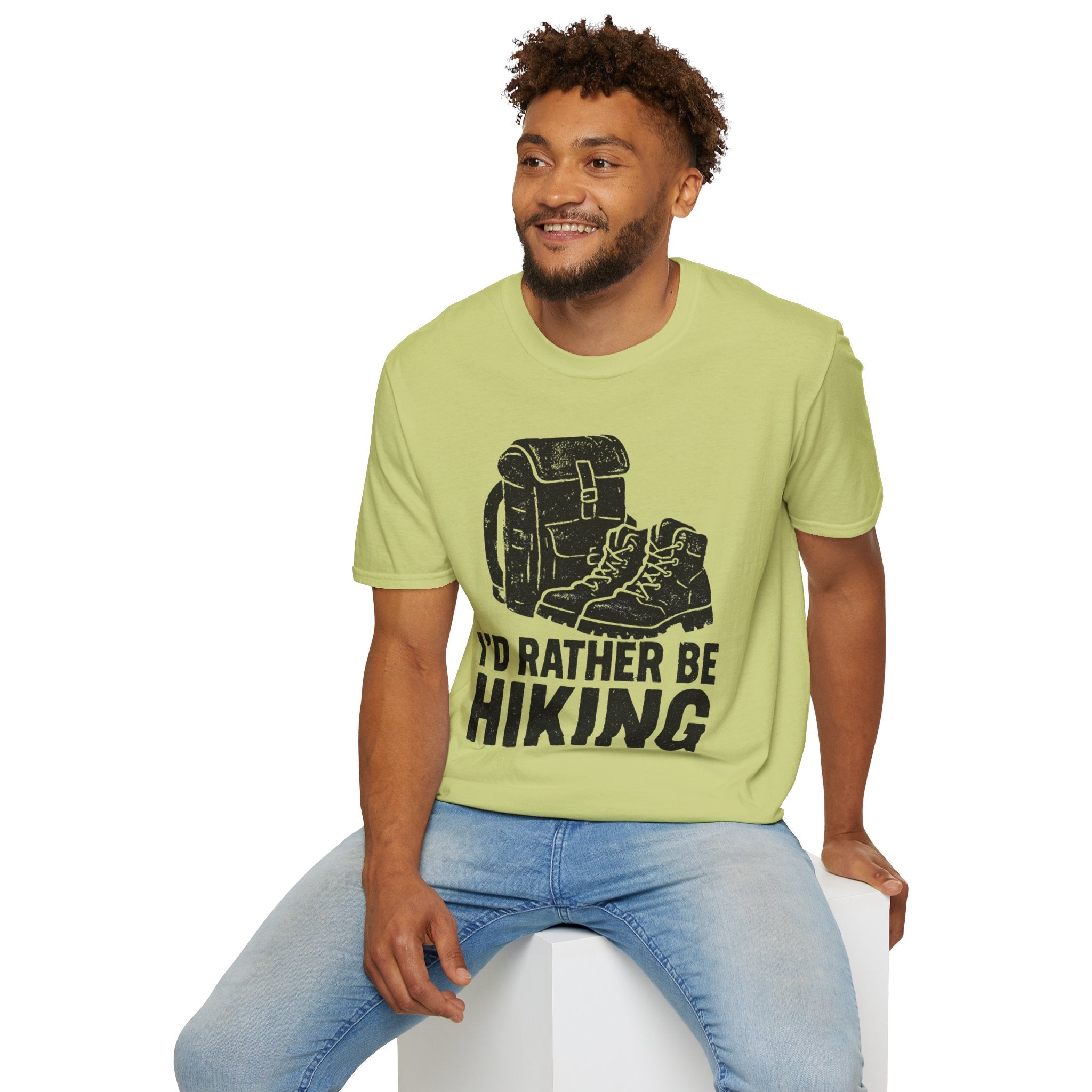 Boots & Backpack "I'd Rather Be Hiking" T-Shirt