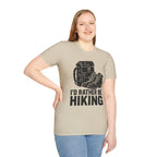 Boots & Backpack "I'd Rather Be Hiking" T-Shirt