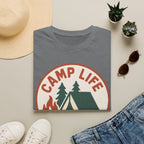 Camp Life T-Shirt — Tent & Campfire Outdoor Tee