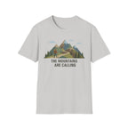 Campground Scenic T-Shirt — Minimalist Tent & Campfire Graphic