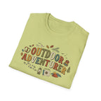 "Outdoor Adventurer" T‑Shirt Camping, Hiking & Exploration Graphic Tee Shirt