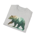 Forest Bear T-Shirt — Watercolor Woodland Bear Graphic Tee Shirt