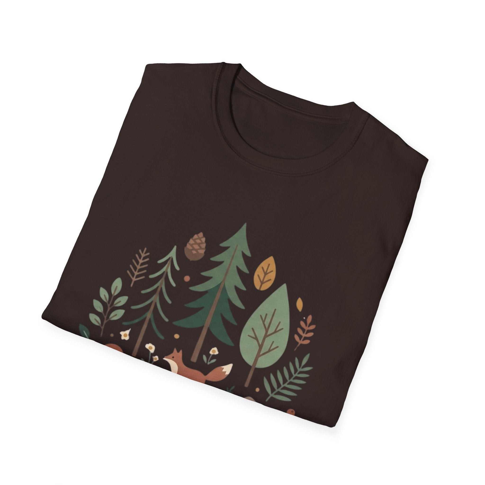 Woodland Fox T-Shirt — Nature Forest Camping Graphic Tee