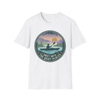 Kayak Sunset T‑Shirt — "Drift Into The Quiet Places" Outdoor Relaxation Tee