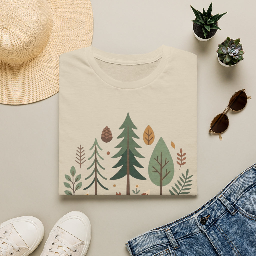 Woodland Fox T-Shirt — Nature Forest Graphic Tee Shirt
