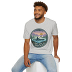 "Drift Into The Quiet Places" Kayak Sunset T‑Shirt — Outdoor Relaxation Tee Shirt