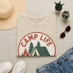 Camp Life T-Shirt — Tent & Campfire Outdoor Tee