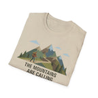Campground Scenic T-Shirt — Minimalist Tent & Campfire Graphic