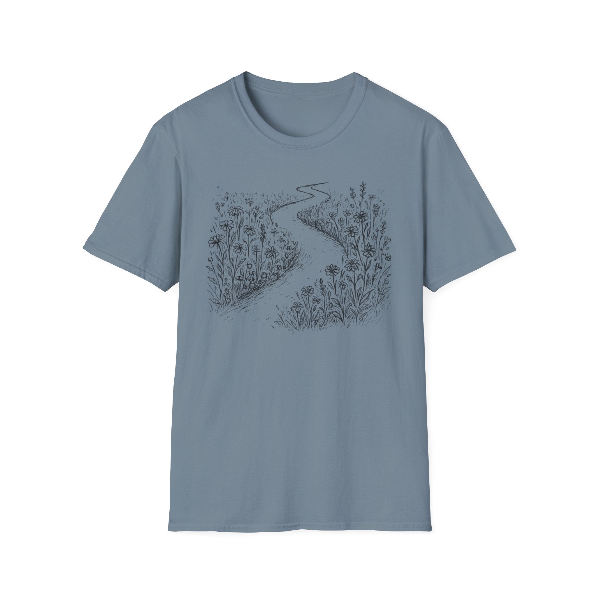 Winding Path Through The Meadow T-Shirt