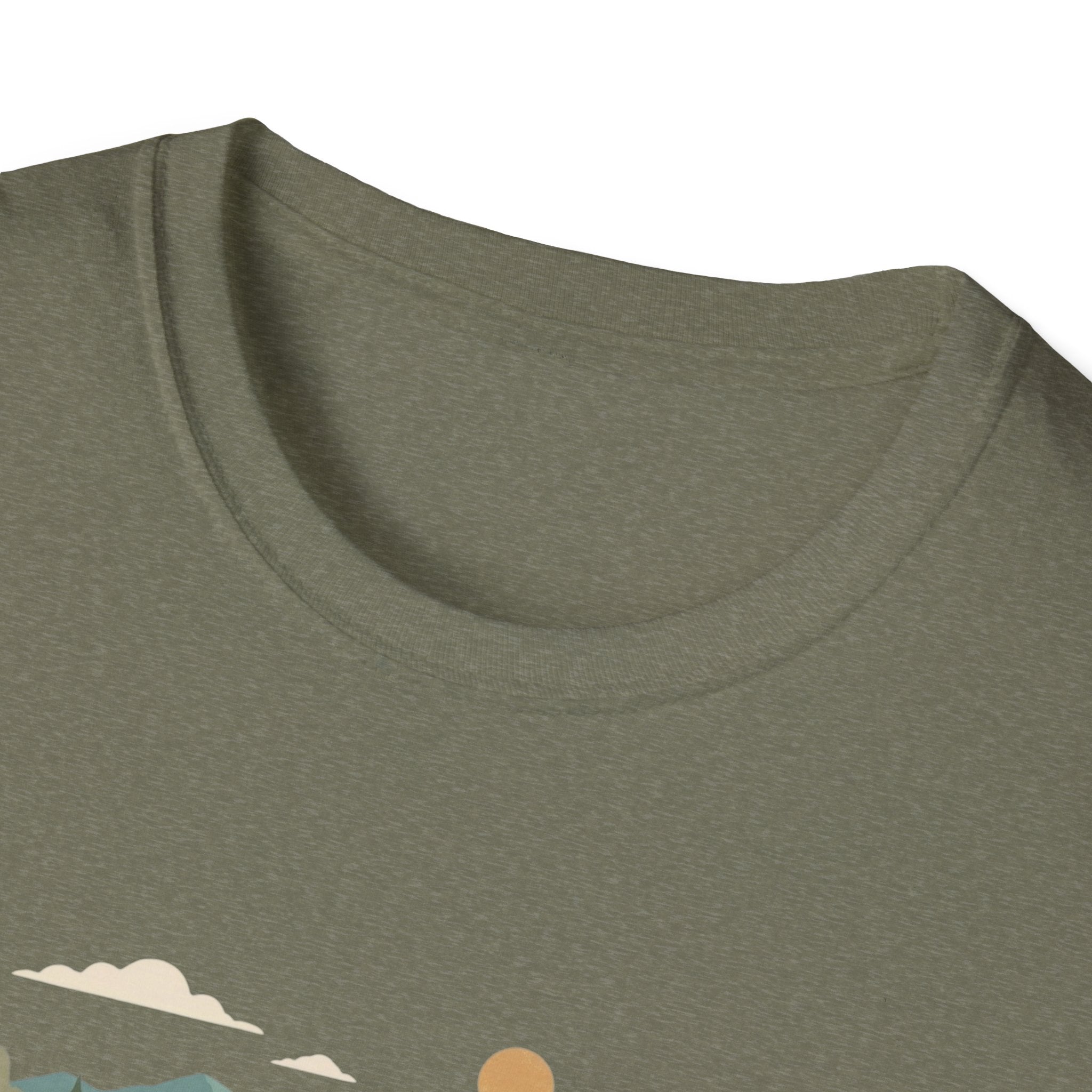 Hiker Mountain Sunset T-Shirt — Scenic Trail Adventure Tee