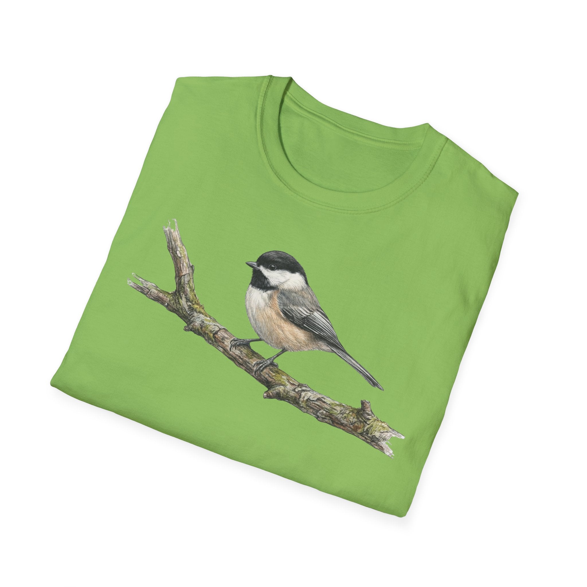 Copy of Chickadee Tee — Watercolor Songbird T‑Shirt